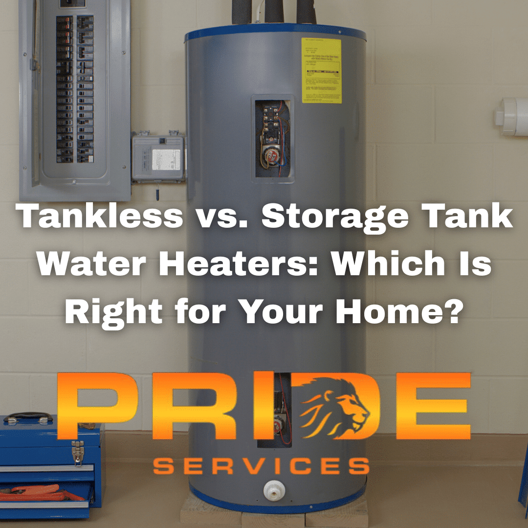 Tankless vs. Storage Tank Water Heaters | Pride Services