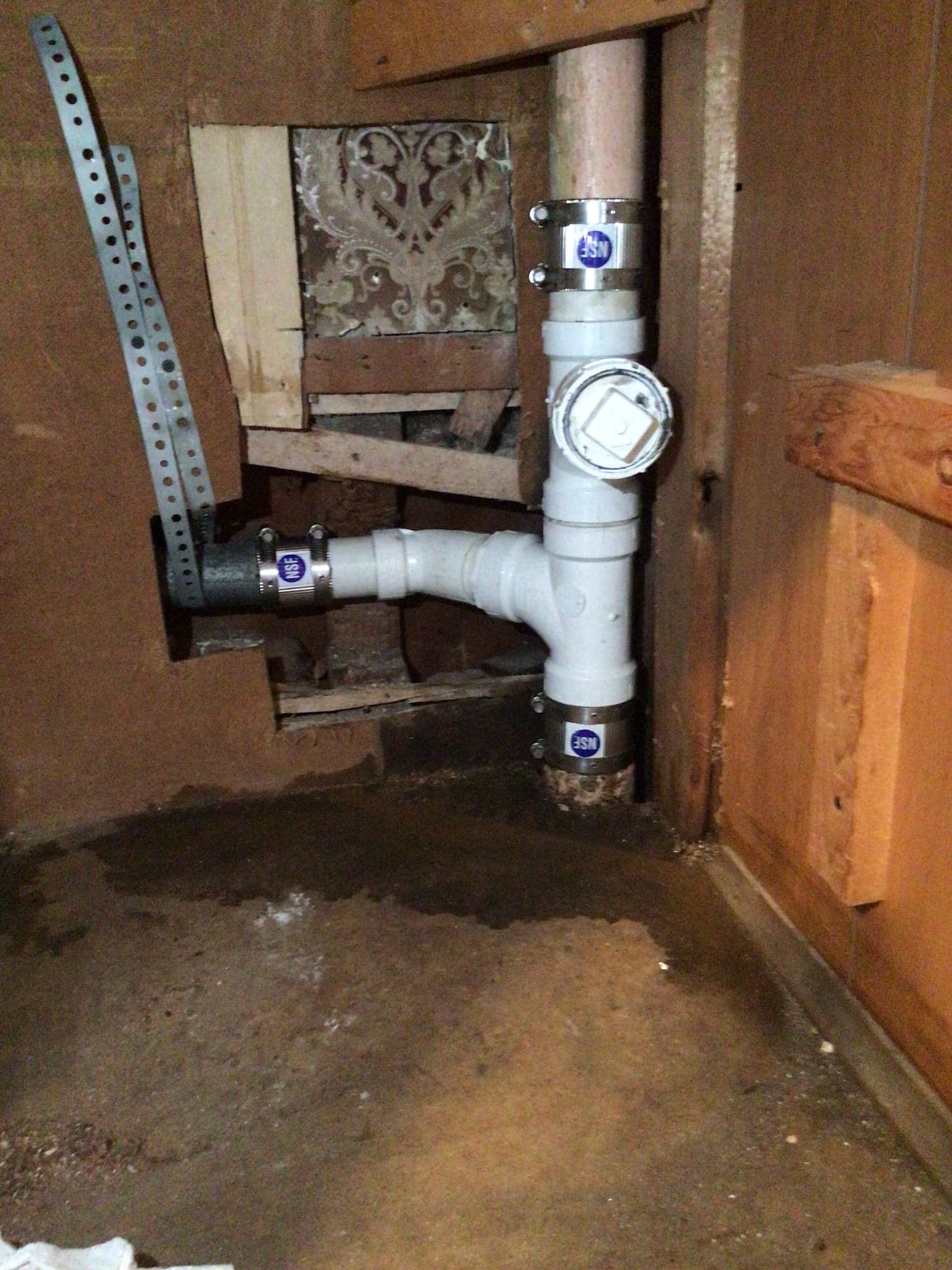 Piping installation after Pride Services in Rockville Centre, NY