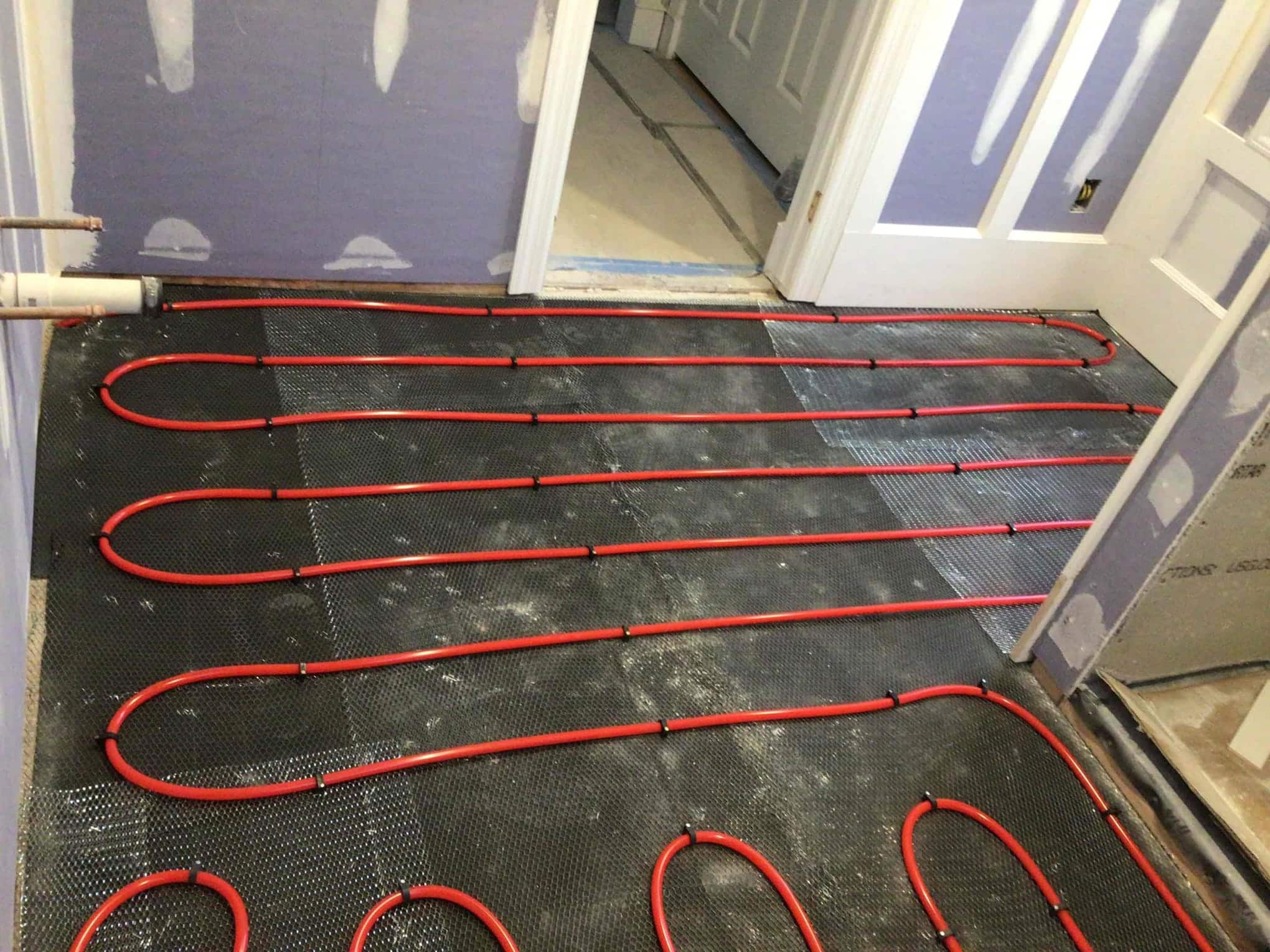 Radiant heat installed in room in Rockville Centre, NY